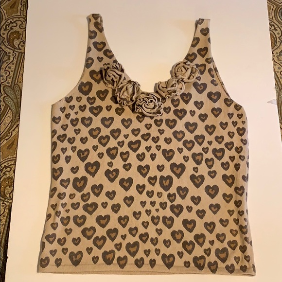 MODA International Size M Print Tank Top - Picture 2 of 6